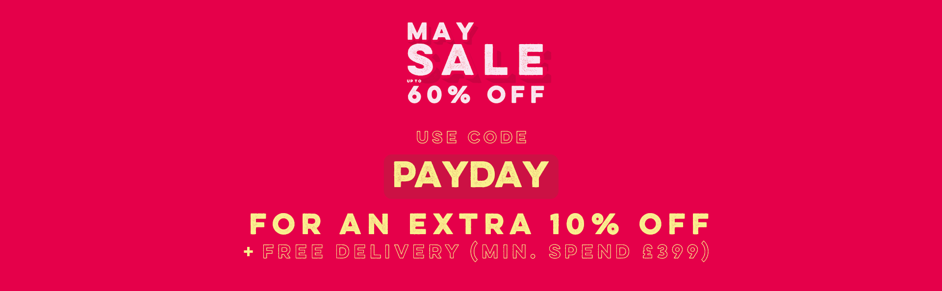 MAY SALE 60% OFF