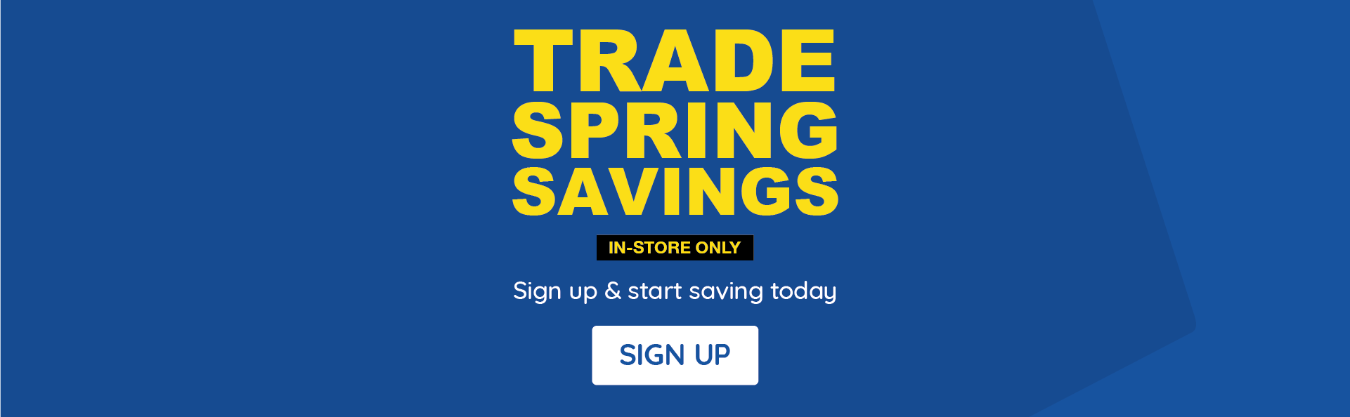 Trade Spring Savings